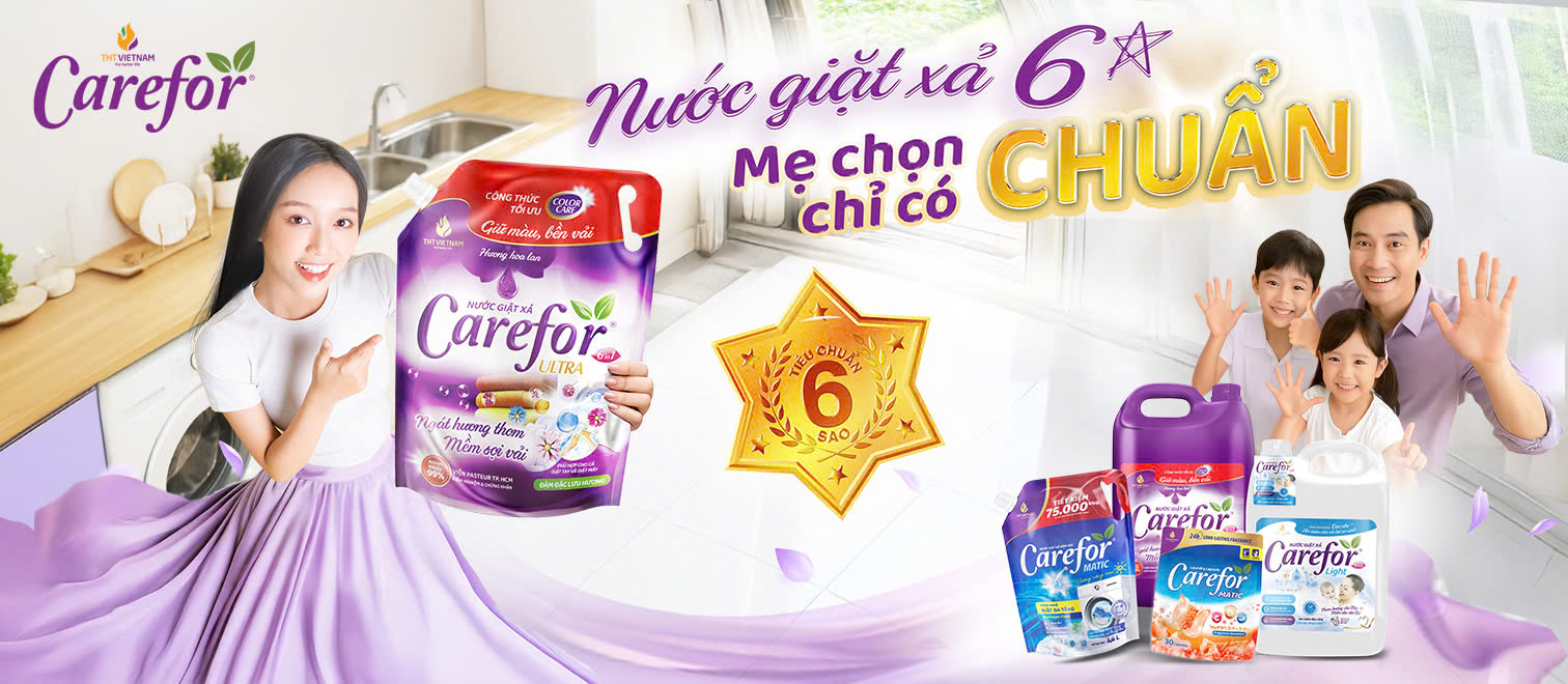 Giải mã thành công thương hiệu nước giặt Carefor