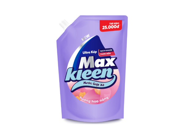 Nước giặt xả Maxkleen lưu hương hoa quyến rũ trên mỗi trang phục
