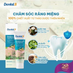 SẢN PHẨM MỚI: KEM ĐÁNH RĂNG THẢO DƯỢC MUỐI TRE DENTAL B
