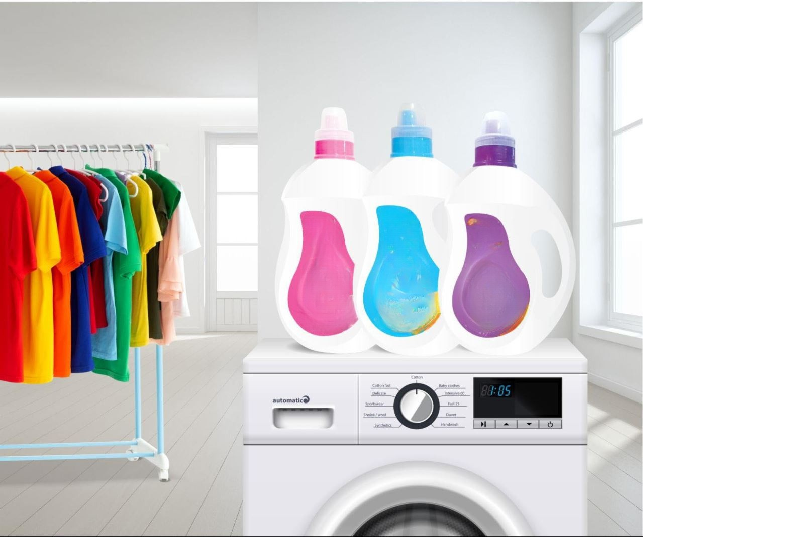 Instructions for choosing the right detergent for each type of fabric