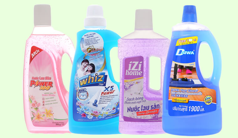 Top 5 loại nước lau sàn Thái Lan phổ biến được tin dùng tại Việt Nam