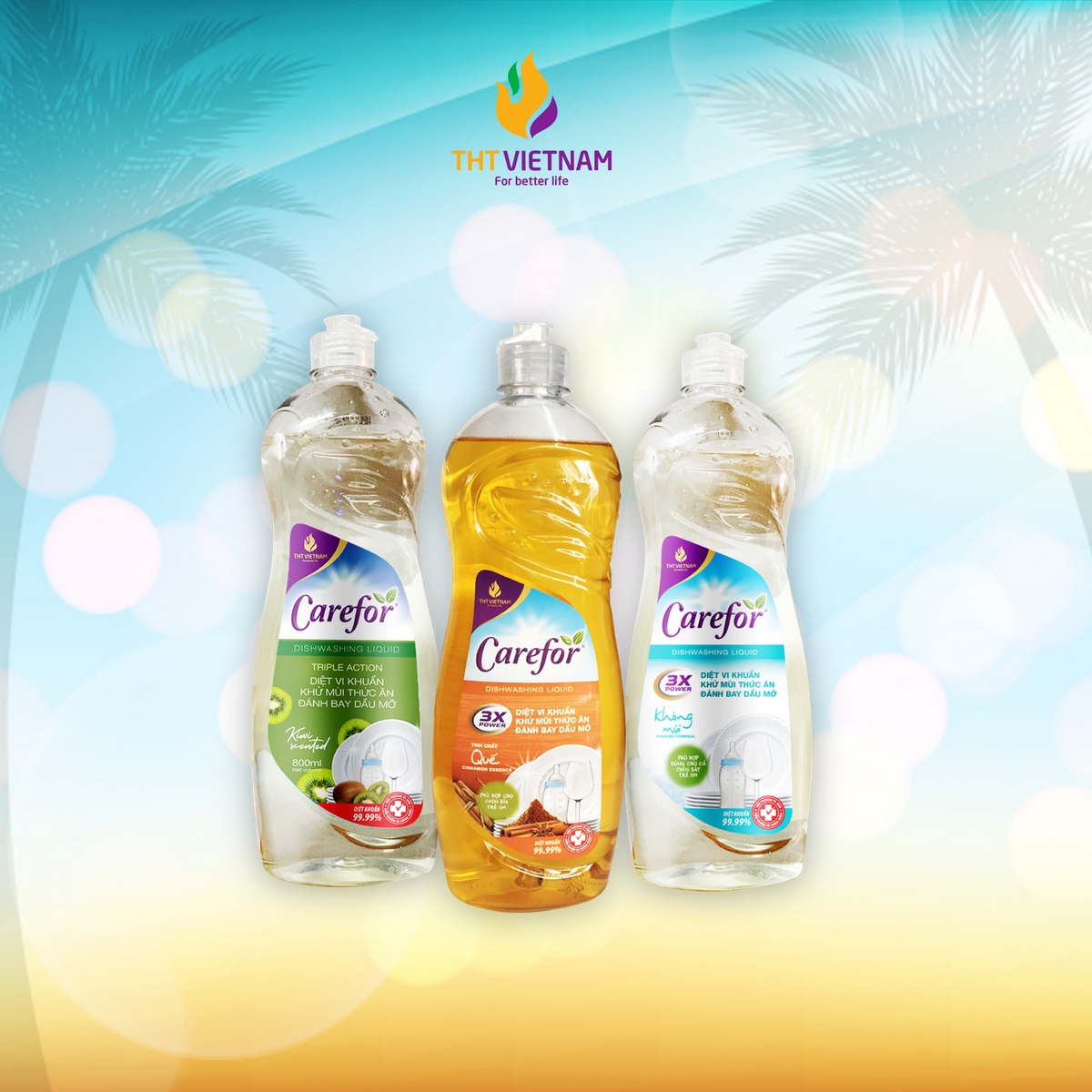 Carefor dishwashing liquid 800ml