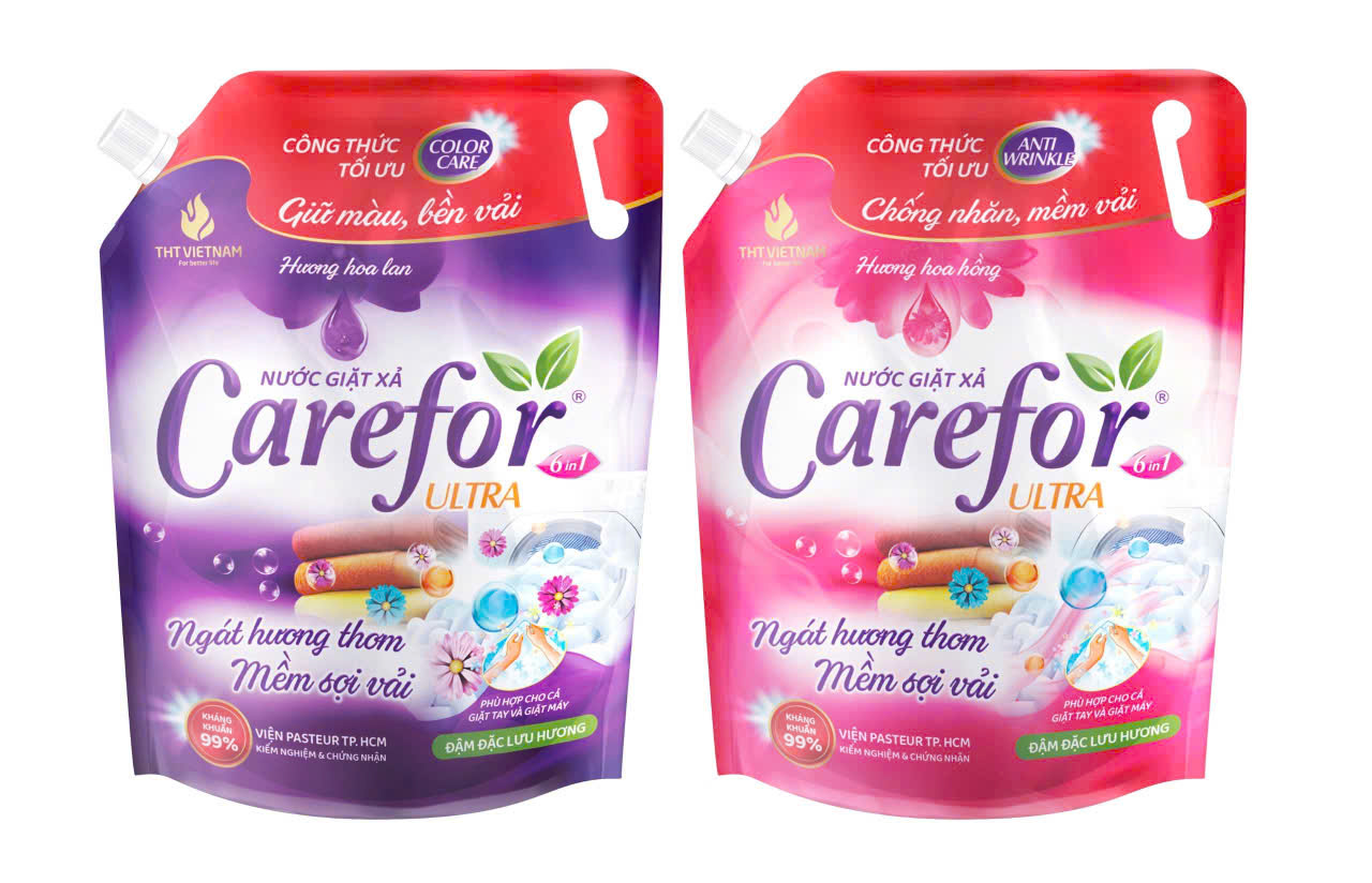 Nước giặt xả siêu đậm đặc Carefor Ultra 3600ml