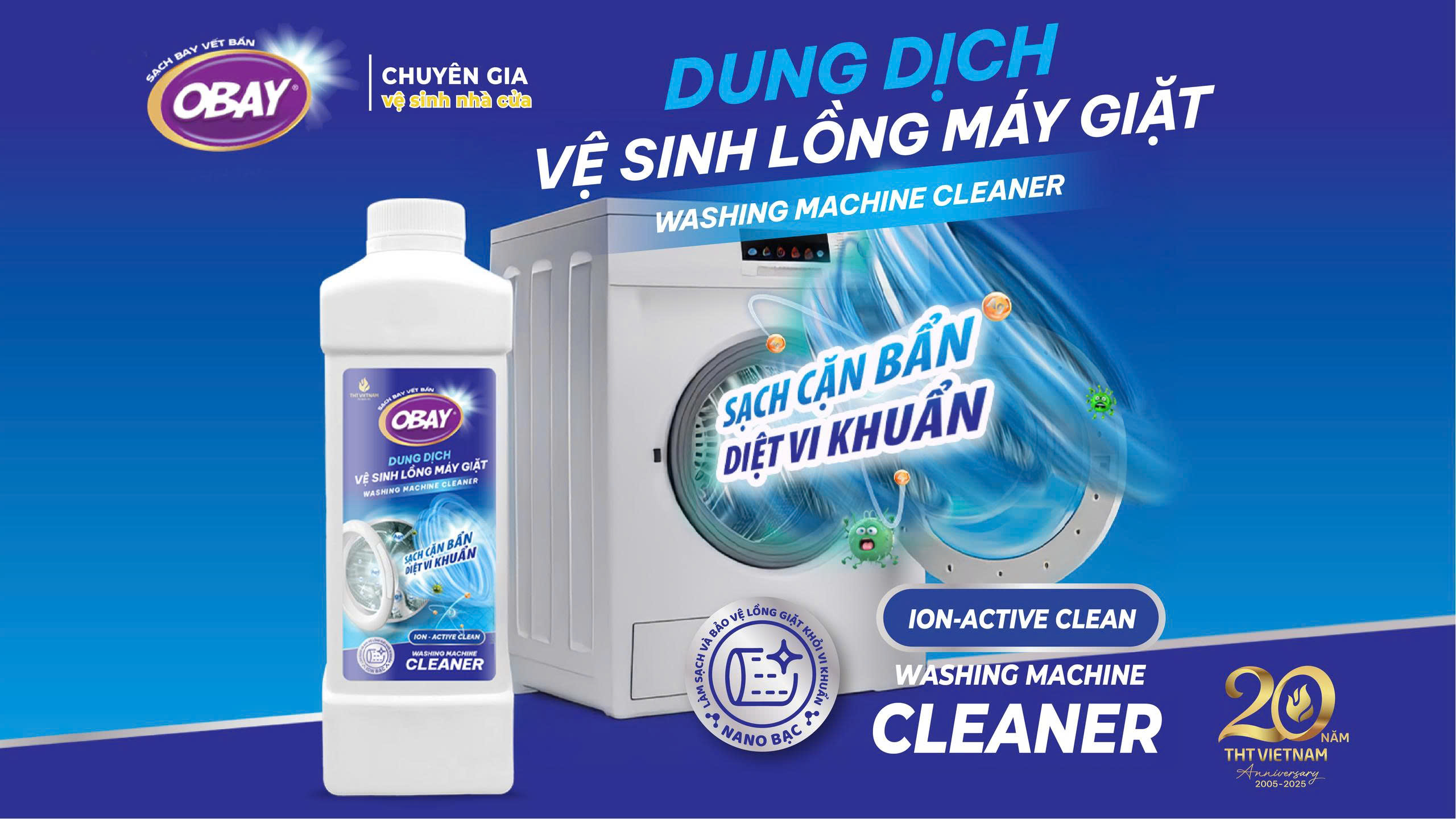 RA MẮT SẢN PHẨM MỚI: NƯỚC VỆ SINH LỒNG GIẶT
