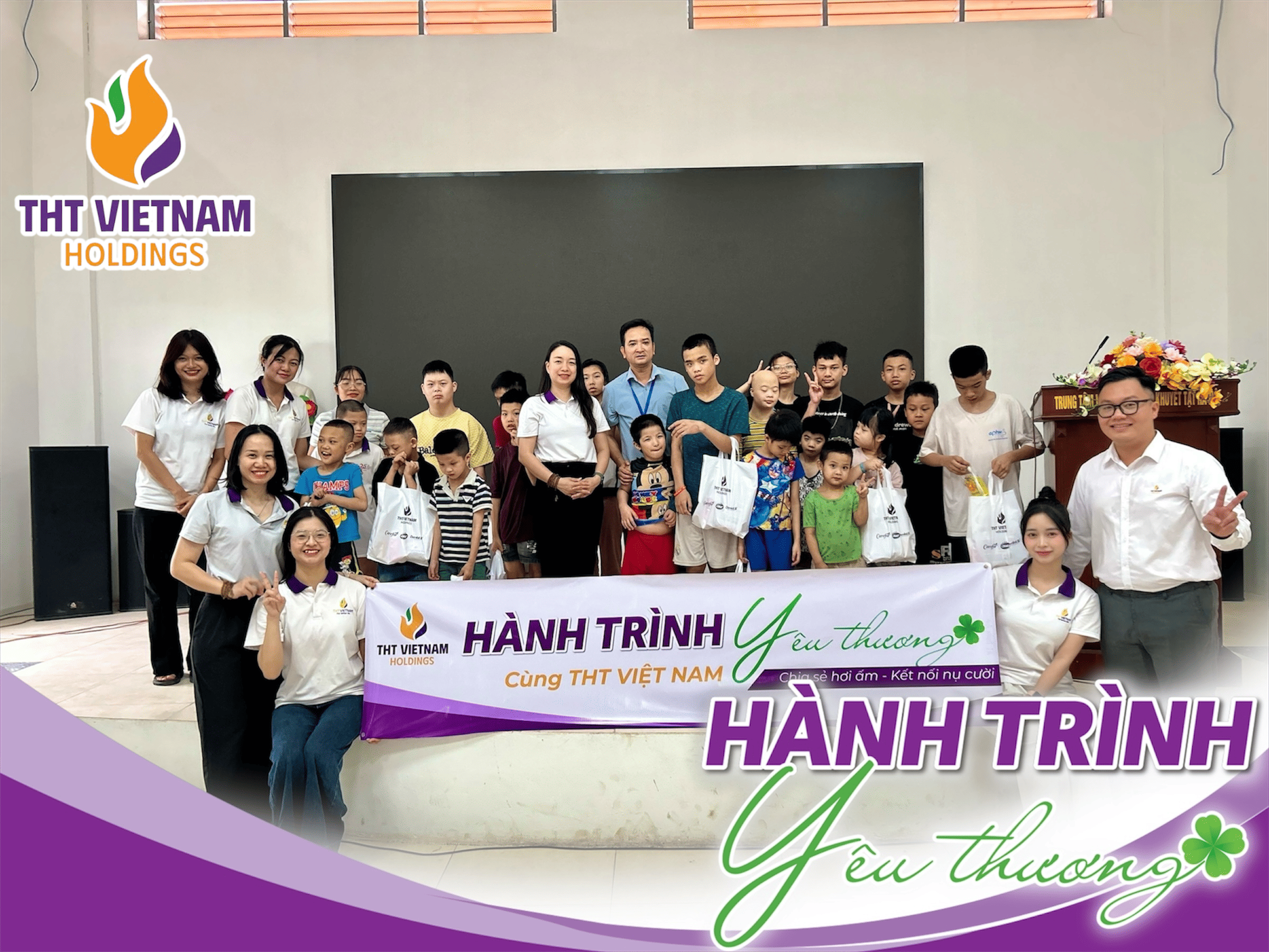 THT VIỆT NAM HÀNH TRÌNH YÊU THƯƠNG: ĐEM HƠI ẤM ĐẾN TRUNG TÂM NUÔI DƯỠNG TRẺ KHUYẾT TẬT HÀ NỘI