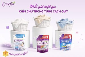 Vì sao các dòng nước giặt xả Carefor Ultra được nhiều gia đình lựa chọn tin dùng?