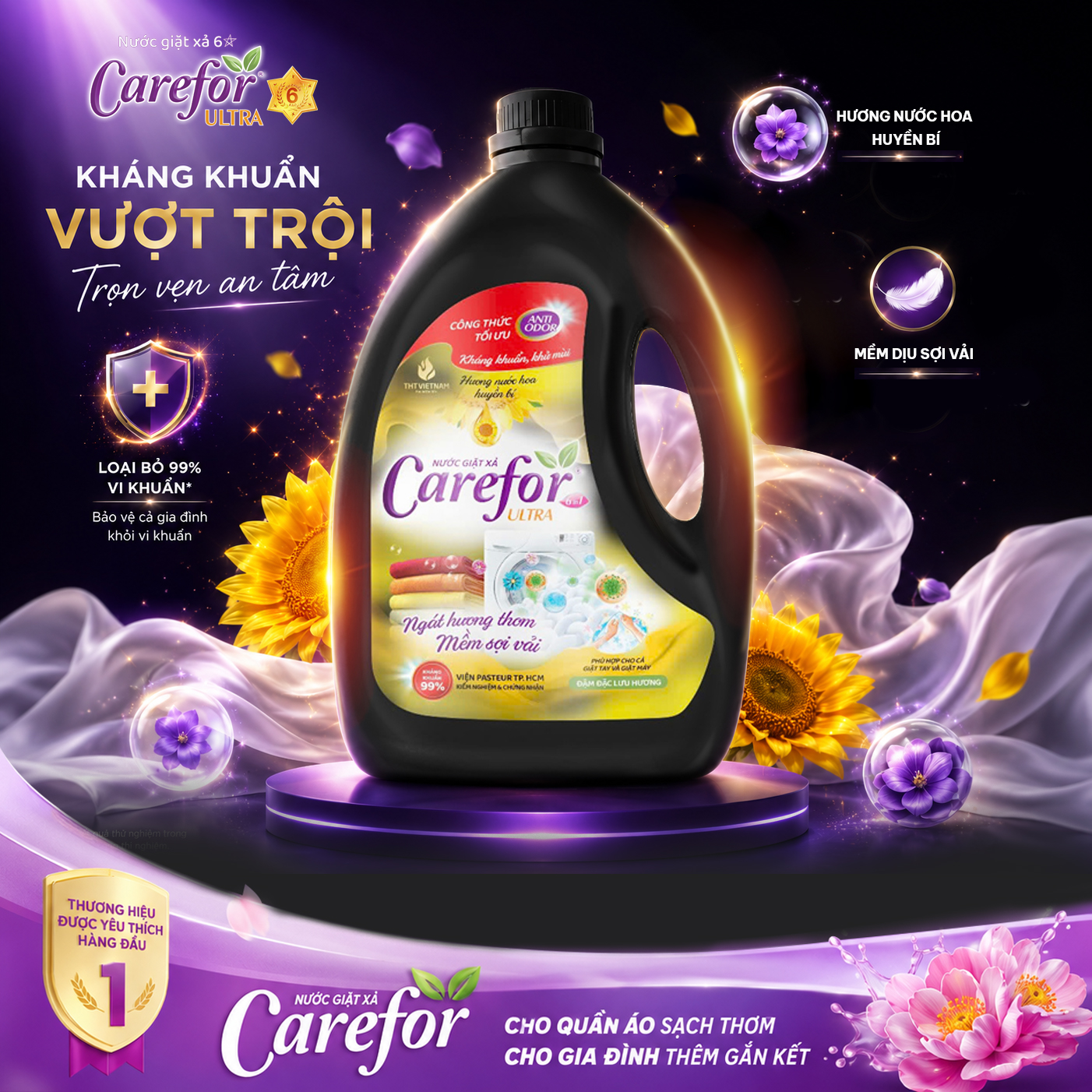CAREFOR ULTRA BLACK MYSTERY – SỰ KẾT HỢP GIỮA HIỆU QUẢ LÀM SẠCH VÀ HƯƠNG NƯỚC HOA HUYỀN BÍ