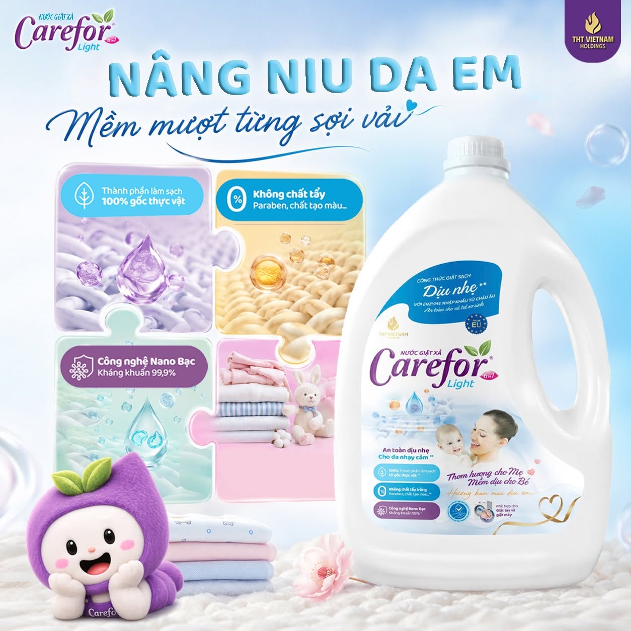 10 mẹo giặt sạch quần áo trẻ em an toàn dành riêng cho mẹ