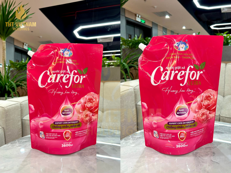 Review Carefor Ultra hương hoa hồng – Chống nhăn và làm mềm vải có hiệu quả không?