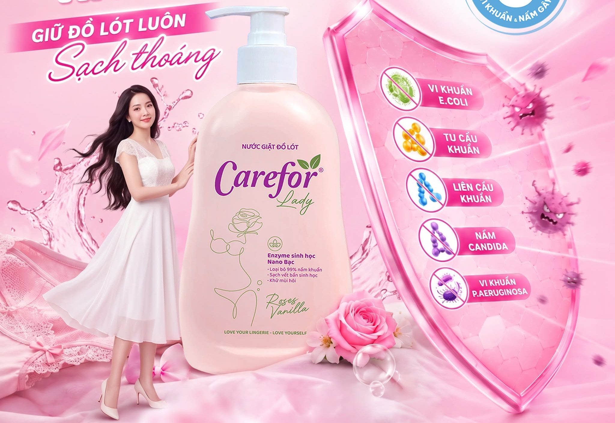 10 lợi ích của việc dùng nước giặt dành riêng cho đồ lót