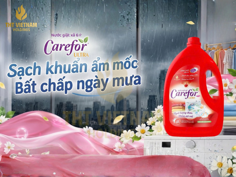 Vì sao Carefor Ultra Red Rose được yêu thích với công thức giặt xả 6 trong 1?